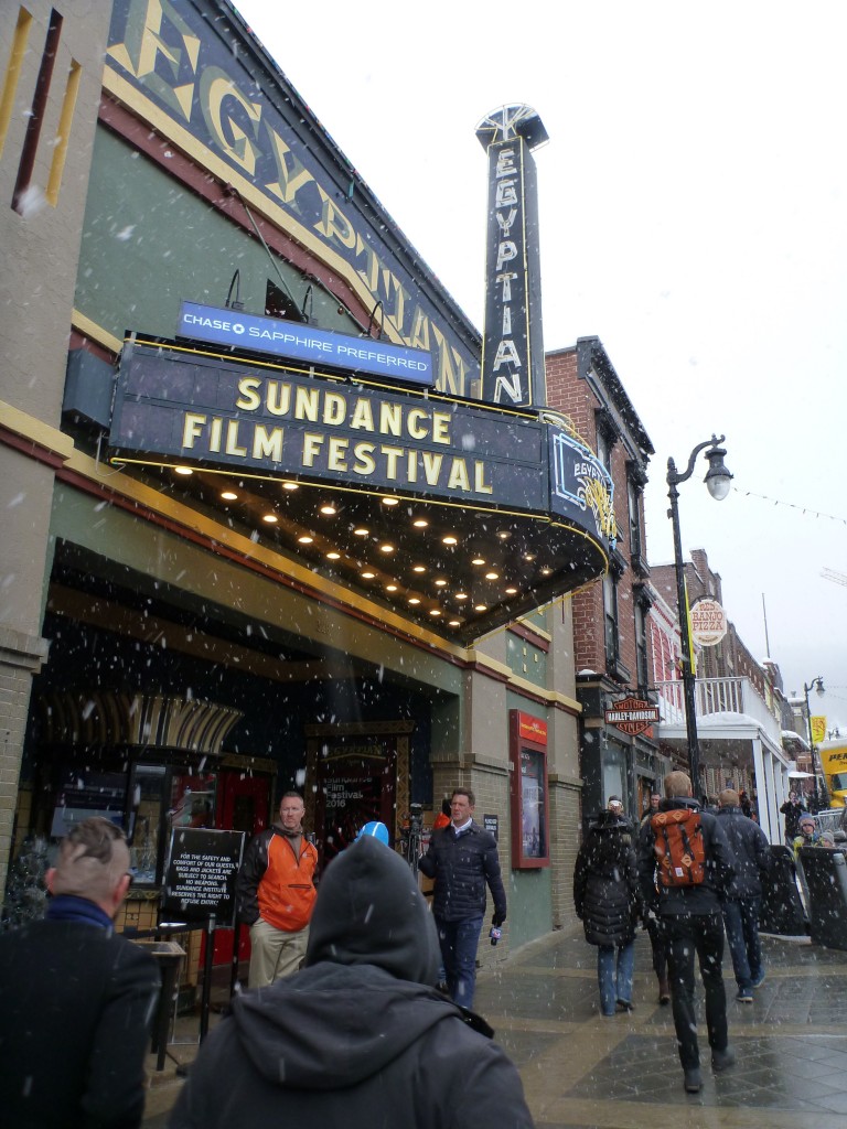 Sundance film festival at the Egyptian Theater