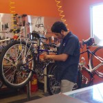 Mechanic at Performance Bicycle in San Mateo