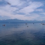 Lake Lucerne in Ouchy, Switzerland